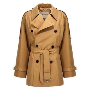 버버리 숏 개버딘 트렌치 코트 8089783FLAX Beige