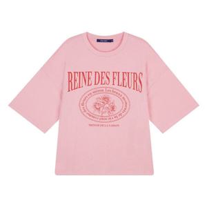 [클라이드앤]여성 레터링 반팔티 FOB TS715F