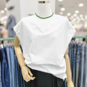 [비지트인뉴욕]V 브이넥 반팔티셔츠 VA6ST7Mi_US