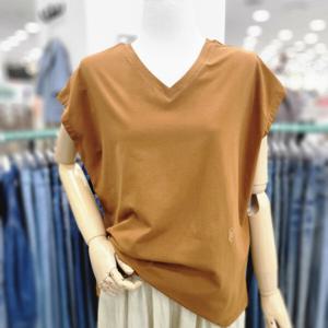 [비지트인뉴욕]V  브이넥 반팔티셔츠 VA6ST7M_US