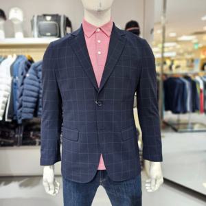 [루이까스텔]남성 반우라 투버튼 수입폴리소재 자켓/3MRJK330N