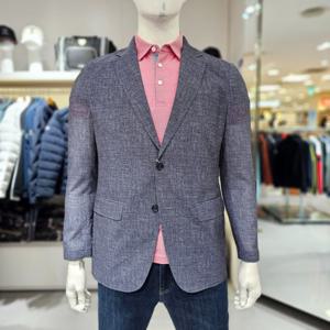 [루이까스텔]남성 반우라 투버튼 국내소재 자켓/3MRJK324Z