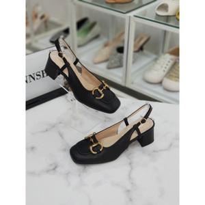 [한슈]한슈 세이브존07 금장 체인 슬링백 힐 6CM HS26618ct (112