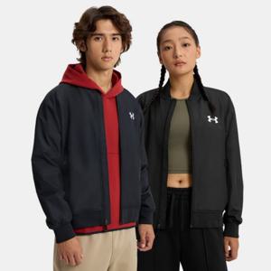 [언더아머(백)]남여공용 APAC EF 우븐 봄버 바람막이 야구 점퍼 바시티 자켓 1389367-001