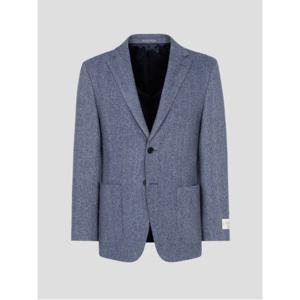 [로가디스] ALFAFI 울 헤링본 재킷 - 블루 (RY4811P21P)