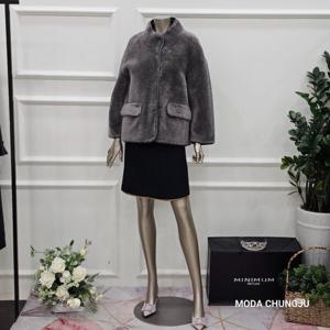 [미니멈]MD 리얼 양모피 하프넥 점퍼코트 MD MXDKFJ0750_CJ