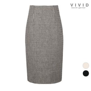 [비비드 시크릿가너]여성 모던 트위드 정장 스커트