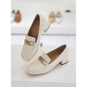 [머랭고]소가죽 온무드 미들힐 펌프스 3cm (m23s08l)