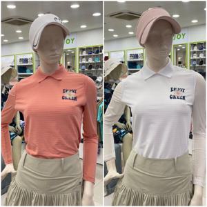 [팜스프링스]골프 여름 긴팔 냉감 배색티셔츠GP23KY26W_DG