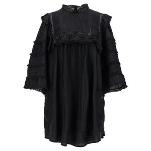 이자벨마랑 숏 원피스 24PRO0425FAB1J10I01BK Black