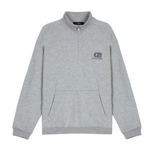 [뱅뱅]남녀공용 반집업 레터링 긴팔 맨투맨 티셔츠 (CTK674)