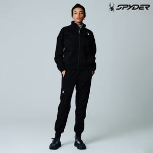 [스파이더] 여성 기모 루즈핏 셋업 조거 팬츠 SPIWCNFP351WBLK