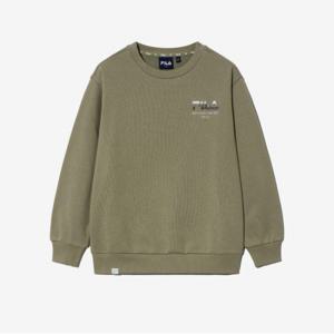 [휠라키즈] 베이직 기모 맨투맨 (FK2POG4101X_MRN)