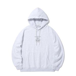 [인터크루]엠블럼 라벨믹스 후드풀오버 오트밀 ITY4TH06AOT