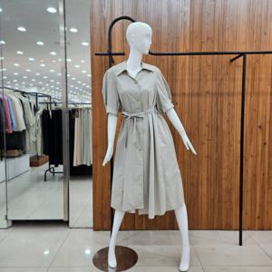 [지컷]지컷 백 플리츠 벨티드 원피스 722433770038_DJ