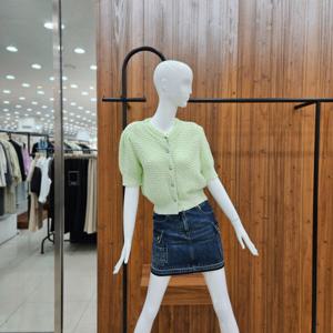 [지컷]지컷 텍스처드 크롭 볼륨 가디건 7213250208_DJ