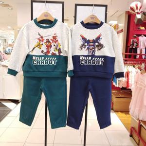 [코코리따]헬로카봇기모티셔츠바지상하세트CEMS24TT1