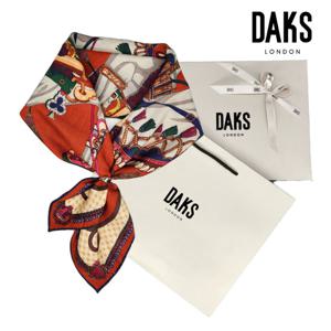 [닥스(스카프)]핸드롤 울실크 양면쁘띠 스카프 FKO038O