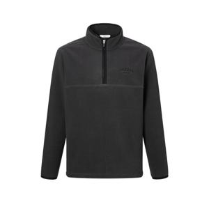 헤지스 골프 24FW 품절임박ONLINE EXCLUSIVEAfterhours캡슐 차콜그레이 남성 플리스 하프집 티셔츠 HUTS4D993CG