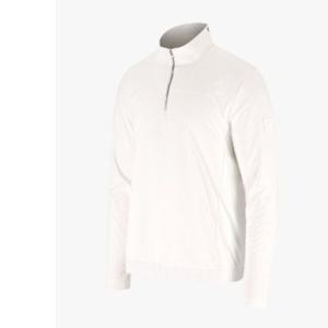 [엘르골프]남성 앞판 우븐 방풍 반집업티셔츠 6J75451화이트04_C