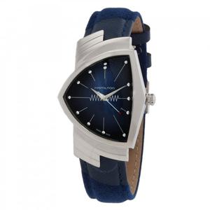 해밀턴 벤츄라 쿼츠 블루 다이알 여성용 시계 H24411942