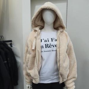 [클라이드앤]양털 후드 집업 CKDJP949F_SC