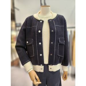 [코데즈컴바인] (CJD-PJ382WA) 블루종 니트점퍼