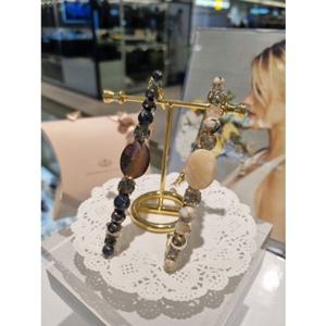 JP Clarisse (장폴 클라리쎄) 자개 크리스탈 헤어 자동핀 LFAC0404