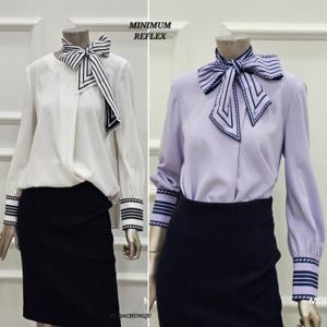 [미니멈]MD 라운드 턱  루즈  블라우스  MD MXAAWB1260 M_CJ