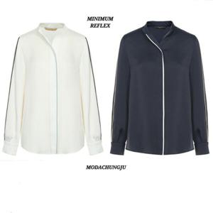 [미니멈]MD 라인배색 블라우스 MD MXAAWB1270 M_CJ