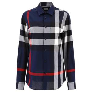 버버리 체크 코튼 셔츠 8073216 DOM