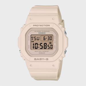 BABY-G 베이비지 BGD-565U-4 크림 핑크 스퀘어 여성 디지털시계
