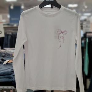 뱅뱅 HC21 여성 가을기본긴팔라운드티셔츠 NTK701