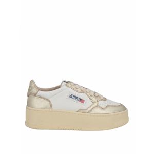 [AUTRY] 라프리마 여성 트레이너 메달리스트 플랫폼 스니커즈 인 레더 PTLWWB16 골드 /8