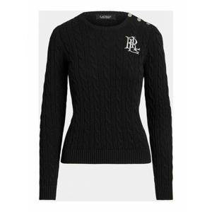 [LAUREN RALPH LAUREN] 여성 크루 넥 Montiva 롱 슬리브 풀오버 200932223001 블랙 /8