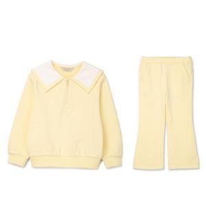 더센트럴 페리미츠 TC01 옐로우 배색카라 맨투맨 상하세트 P2515T194 P294