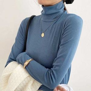 여자 코디 기본템 레이어드 패션 목티 봄가을 티셔츠