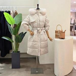 [포커스]FW4K9JP5035_퍼트리밍 벨티드 롱 패딩 점퍼