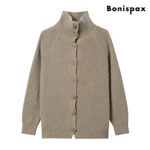 [보니스팍스]폴라넥 니트 가디건 (XP1CK001L0)