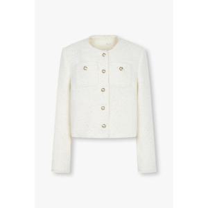 [지컷]스팽글 라운드넥 트위드 자켓 (7255110103)