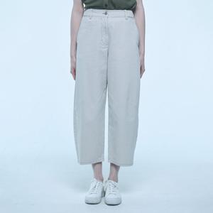 배기핏 컬러 데님 팬츠 (UFKWBP18FN-BEIGE)