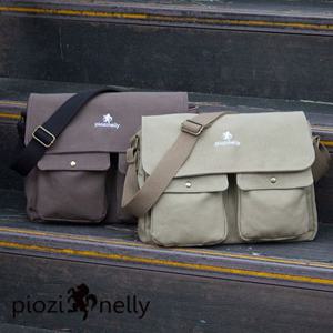 피오지넬리 pio302 캔버스 크로스백 학생가방 캐주얼