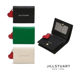 [질스튜어트] 로고 포인트 소가죽 반지갑 JAWA5E301BK.JAWA5E303E2.JAWA5E561I2