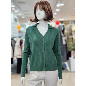 [아날도바시니]케이블 V넥카라 니트 AY03KP42W