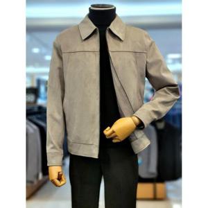 바쏘옴므 세이브존03 바쏘옴므 24FW 간절기 비건 레더 트러커 점퍼 WSAGY3GU35AAG