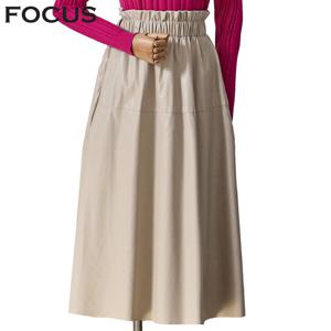 [포커스]레자 플레어 롱 스커트_FS4A7SK0094