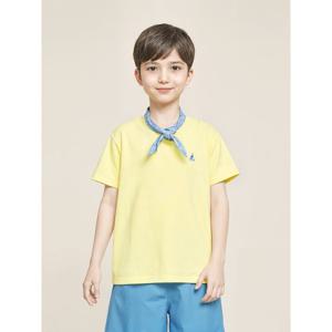 [빈폴키즈] [빈폴키즈] 수피마 베이직 반팔 티셔츠 옐로우 (BI5242UE4E)