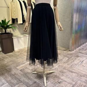 [ab.f.z]AOZ5HS321_레이어드 밴딩 샤 롱 스커트