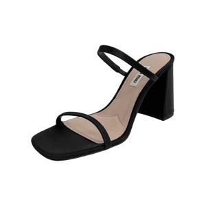 [미우미우] 새틴 샌들 힐/블랙/5XX589 QU6 F0002