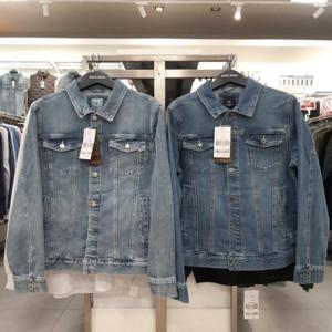 뱅뱅 HC09 남자 봄 기본베이직 유행없는청자켓 NULD12